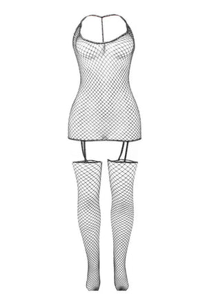 SUBBLIME - 951955 GLNZENDER NETZ-BODYSTOCKING EINE GRÖSSE - Bodystocking