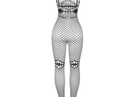 SUBBLIME - 952112 NETZ-BODYSTOCKING MIT DETAILS AUF BRUST UND BAUCH SCHWARZ EINE GRÖSSE