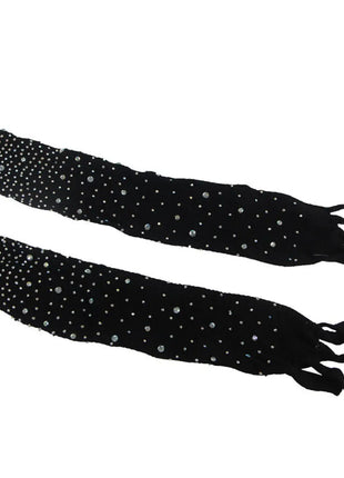 SUBBLIME - 952174 NETZ-BODYSTOCKING MIT HANDSCHUHEN UND DIAMANTEN SCHWARZ EINE GRÖSSE - Bodystocking