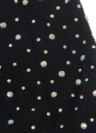 SUBBLIME - 952198 NETZ-KLEID MIT BRILLANTEN DIAMANTEN SCHWARZ EINE GRÖSSE
