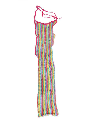 SUBBLIME - 952341 REGENBOGEN-NETZ-KLEID EINE GRÖSSE