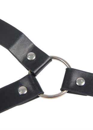 SUBBLIME - 953720 BONDAGE LEDERRIEMEN BRUSTKLEMMEN SCHWARZ EINE GRÖSSE