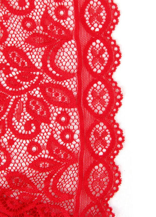 SUBBLIME - 953874 BODYSUIT MIT OFFENEN CUPS ROT S/M