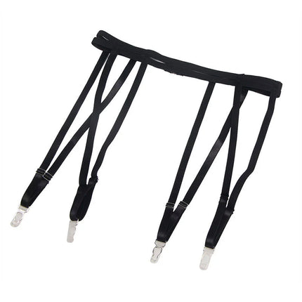 SUBBLIME - 954147 BODY MIT STRUMPFGÜRTEL SCHWARZ S/M