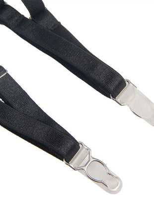 SUBBLIME - 954147 BODY MIT STRUMPFGÜRTEL SCHWARZ S/M