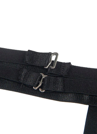 SUBBLIME - 954147 BODY MIT STRUMPFGÜRTEL SCHWARZ S/M