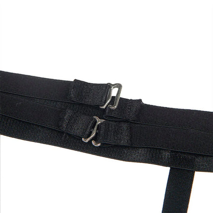 SUBBLIME - 954147 BODY MIT STRUMPFGÜRTEL SCHWARZ S/M