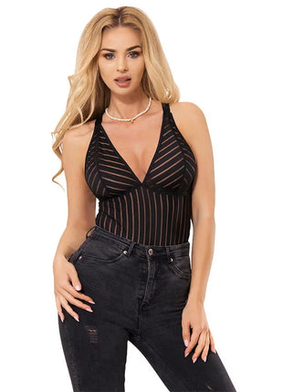SUBBLIME - 954154 BODY MIT STRUMPFGÜRTEL SCHWARZ L/XL