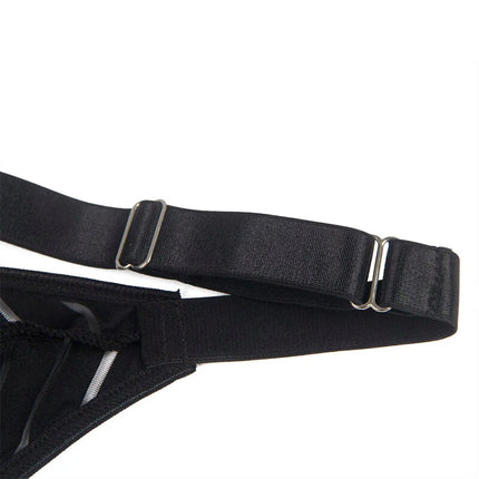 SUBBLIME - 954154 BODY MIT STRUMPFGÜRTEL SCHWARZ L/XL