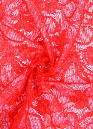 SUBBLIME - 954215 SPITZEN-BABYDOLL MIT VERSTELLBAREN TRÄGERN ROT L/XL - Babydoll