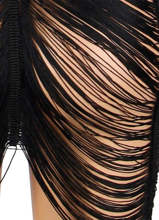 SUBBLIME - 954239 TRÄGERKLEID + STRING SCHWARZ L/XL - Sexy Dessous-Set