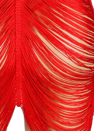 SUBBLIME - 954246 TRÄGERKLEID + STRING ROT S/M - Sexy Dessous-Set