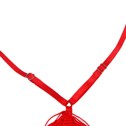 SUBBLIME - 954246 TRÄGERKLEID + STRING ROT S/M - Sexy Dessous-Set