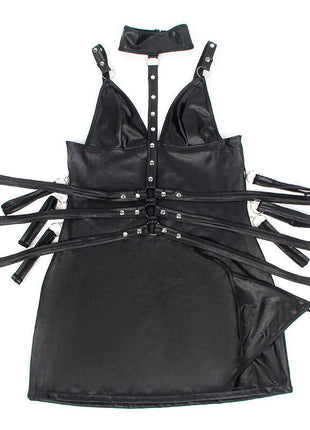 SUBBLIME - 954413 BONDAGE-BODY AUS LEDER SCHWARZ L/XL