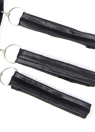 SUBBLIME - 954413 BONDAGE-BODY AUS LEDER SCHWARZ L/XL