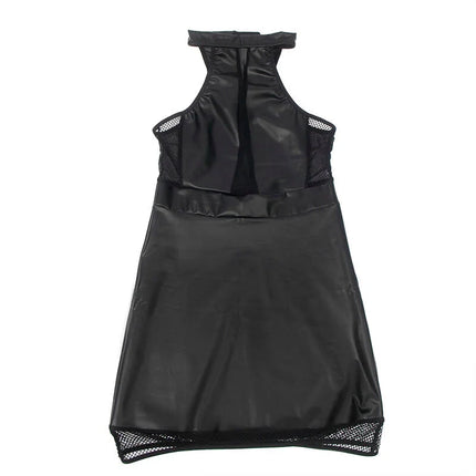 SUBBLIME - 955472 NECKHOLDER-KLEID MIT TRANSPARENZEN SCHWARZ S/M