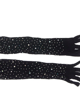 SUBBLIME - 957469SHINE TRANSPARENTE HANDSCHUHE SCHWARZ S/M