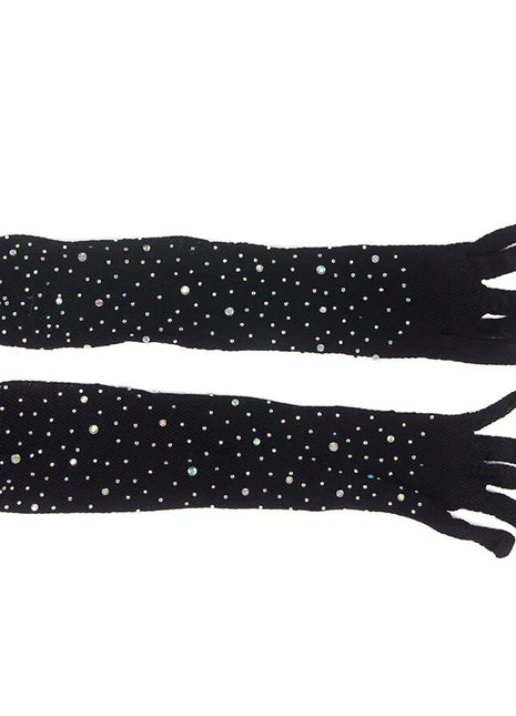 SUBBLIME - 957469SHINE TRANSPARENTE HANDSCHUHE SCHWARZ S/M