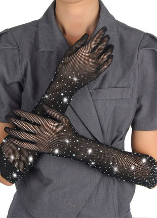 SUBBLIME - 957469SHINE TRANSPARENTE HANDSCHUHE SCHWARZ S/M