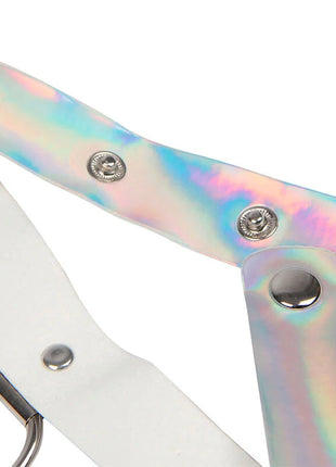 SUBBLIME - 953737 BRUSTGURT MIT RINGEN UND KETTEN SILBER EINE GRÖSSE