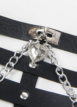 SUBBLIME - KORSETT HARNESS MIT KETTE DETAIL EINE GRÖSSE - Harness