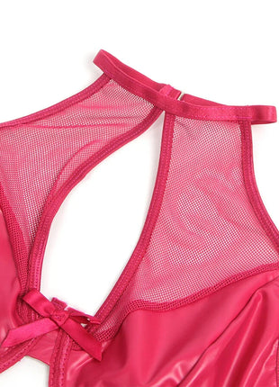 SUBBLIME - LEDER-BH UND ROCK-SET - Sexy Dessous-Set