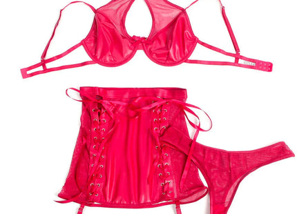 SUBBLIME - LEDER-BH UND ROCK-SET - Sexy Dessous-Set