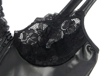 SUBBLIME - LEDERKLEID MIT REISSVERSCHLUSS - Sexy Kleider