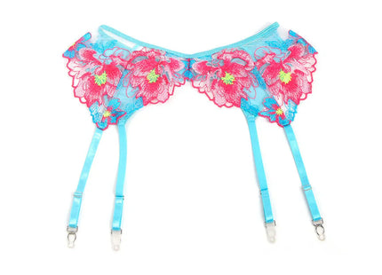 SUBBLIME - SEXY SET MIT BLUMENSTICKEREI - Sexy Dessous-Set