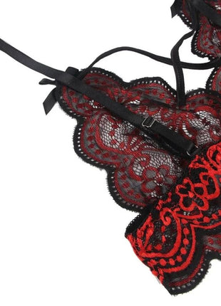 SUBBLIME - Spitzen-Dessous-Set: Oberteil & Höschen - BH & Slip