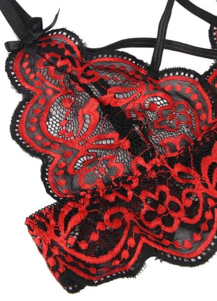SUBBLIME - Spitzen-Dessous-Set: Oberteil & Höschen - BH & Slip