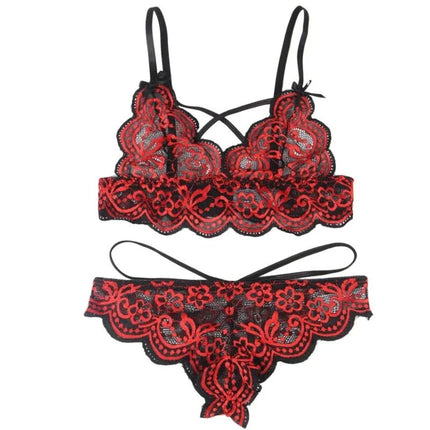 SUBBLIME - Spitzen-Dessous-Set: Oberteil & Höschen - BH & Slip