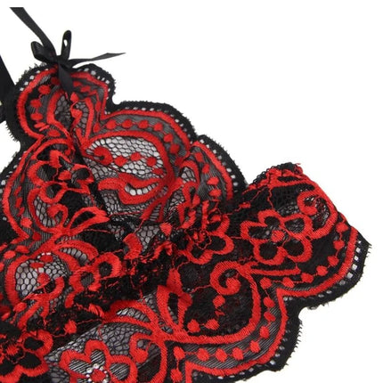 SUBBLIME - Spitzen-Dessous-Set: Oberteil & Höschen - BH & Slip