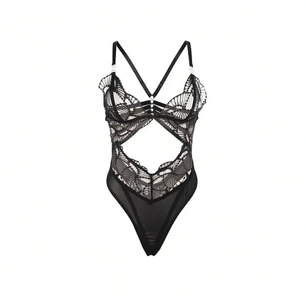 SUBBLIME – Transparenter Body mit Spitze - Bodys
