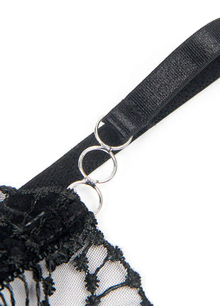 SUBBLIME - 955212 TRANSPARENTER BODY MIT SCHWARZER HOHLSPITZE S/M