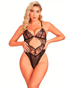 SUBBLIME – Transparenter Body mit Spitze - S/M - Bodys