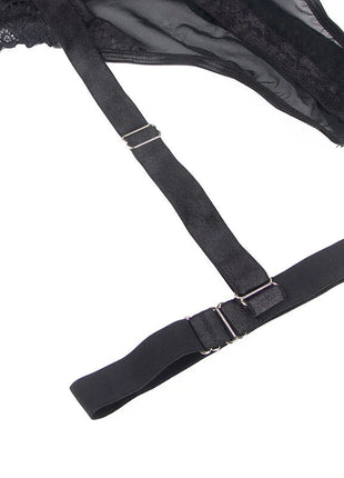 SUBBLIME - Verführerischer Body mit Spitzenakzent Schwarz - Bodys