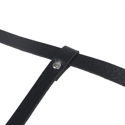 SUBBLIME - Verführerischer Leder-Körperharness in Schwarz Einheitsgröße - Harness