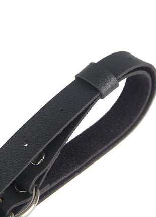 SUBBLIME - Verführerischer Ledergürtel Harness Schwarz - Gürtel-Harness