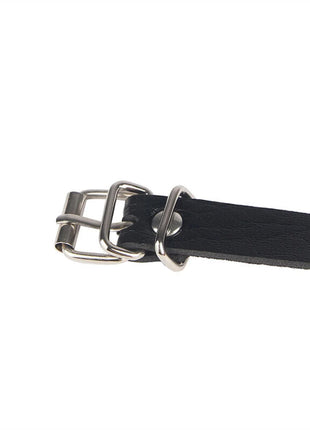 SUBBLIME - Verführerischer Ledergürtel in Schwarz Einheitsgröße - Gürtel-Harness