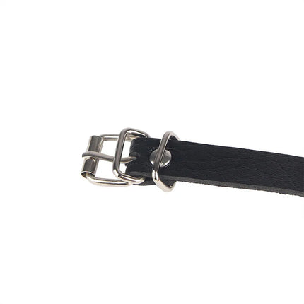 SUBBLIME - Verführerischer Ledergürtel in Schwarz Einheitsgröße - Gürtel-Harness