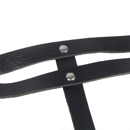 SUBBLIME - Verführerischer Ledergürtel in Schwarz Einheitsgröße - Gürtel-Harness