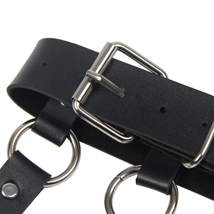 SUBBLIME - Verführerisches Brustharness mit Ringketten Einheitsgröße - Brust-Harness