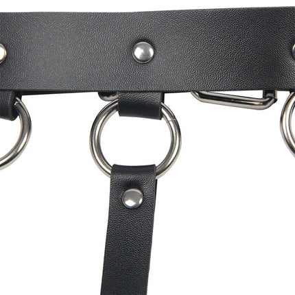 SUBBLIME - Verführerisches Brustharness mit Ringketten Einheitsgröße - Brust-Harness