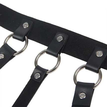 SUBBLIME - Verführerisches Brustharness mit Ringketten Einheitsgröße - Brust-Harness