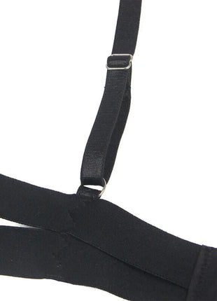 SUBBLIME - Verführerisches Cut-Out Dessous in Schwarz - Body ohne Schritt