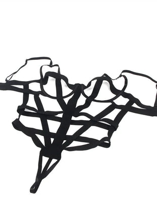 SUBBLIME - Verführerisches Cut-Out Dessous in Schwarz - Body ohne Schritt