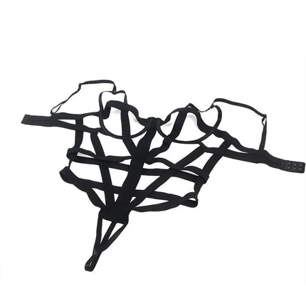 SUBBLIME - Verführerisches Cut-Out Dessous in Schwarz - Body ohne Schritt
