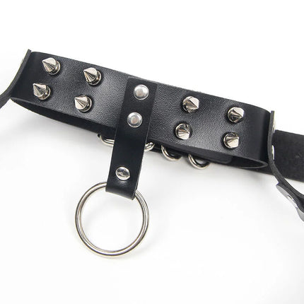 SUBBLIME - Verführerisches Harness-BH-Set mit Ketten Einheitsgröße - Harness-BH