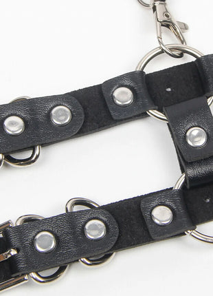 SUBBLIME: Verführerisches Harness-Set mit Riemen und Kette - Einheitsgröße - Harness